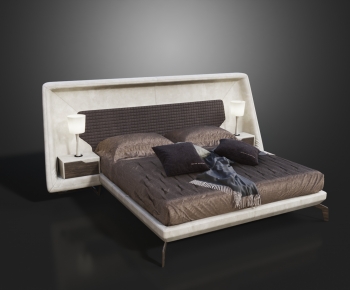Modern Double Bed-ID:491050966