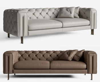 Simple European Style A Sofa For Two-ID:458381894