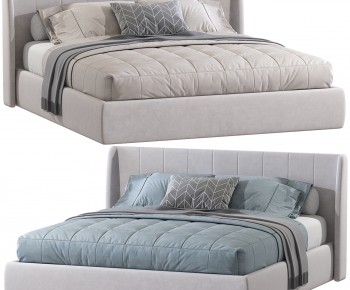 Modern Double Bed-ID:196898943