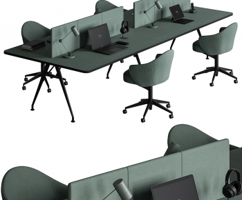 Modern Office Desk And Chair-ID:729033953
