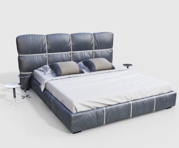 Modern Double Bed-ID:162959126