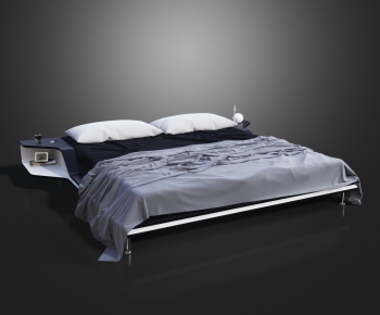 Modern Double Bed-ID:244657041