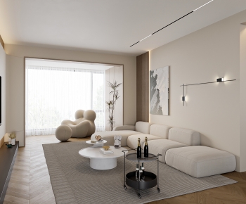 Modern A Living Room-ID:474617968