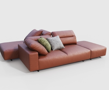 Modern Three-seat Sofa-ID:723897931