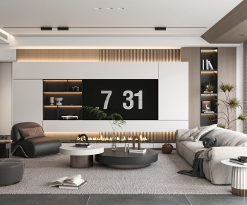 Modern A Living Room-ID:960553887