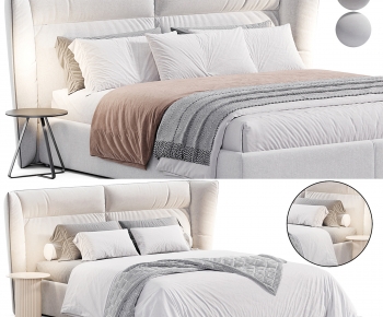 Modern Double Bed-ID:629693989