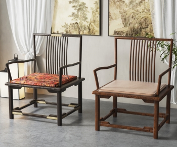 New Chinese Style Dining Chair-ID:897578007