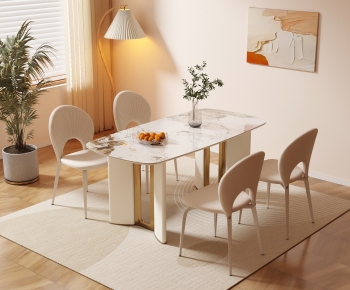 Modern Dining Table And Chairs-ID:333555947