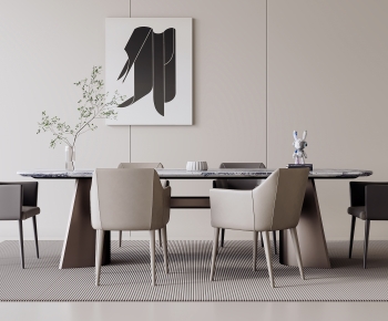 Modern Dining Table And Chairs-ID:923519191