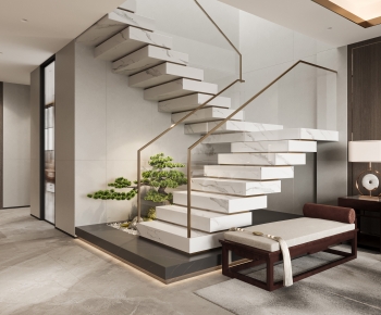 New Chinese Style Stairwell-ID:313275106