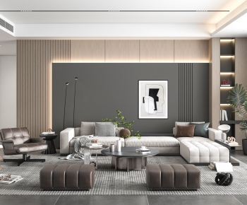 Modern A Living Room-ID:820132975