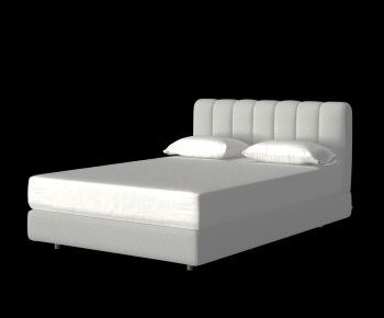 Modern Double Bed-ID:707906962