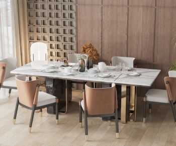 Modern Dining Table And Chairs-ID:124321076