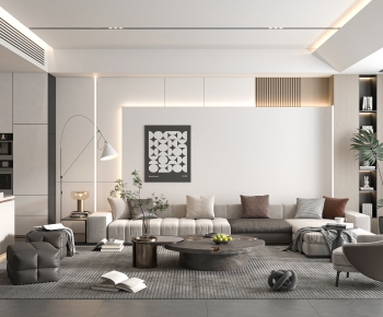 Modern A Living Room-ID:732841018