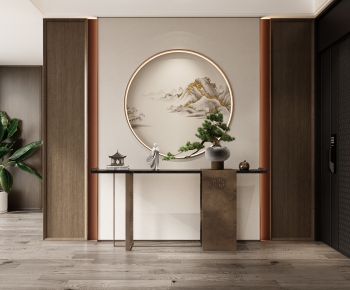 New Chinese Style Hallway-ID:904551037