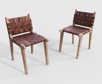 北欧实木编织椅-ID:505980018