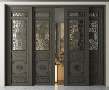 New Chinese Style Chinese Style Sliding Door-ID:931632047
