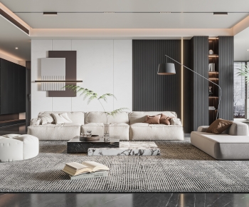 Modern A Living Room-ID:567200901