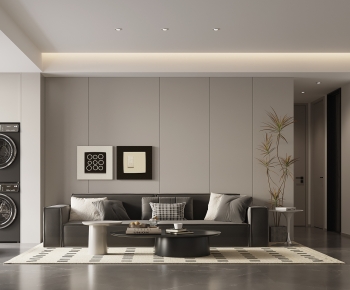 Modern A Living Room-ID:730526925