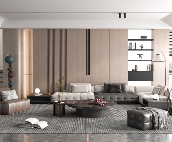 Modern A Living Room-ID:733165988