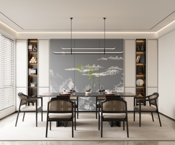 New Chinese Style Dining Room-ID:140934945
