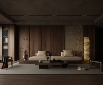 Wabi-sabi Style A Living Room-ID:530119906