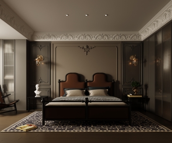 French Style Bedroom-ID:624104984