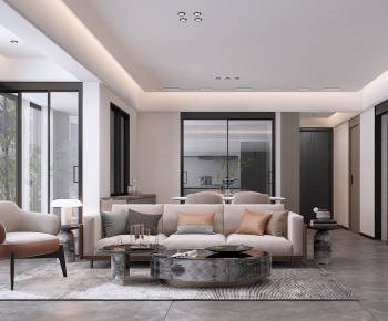 Modern A Living Room-ID:204951054