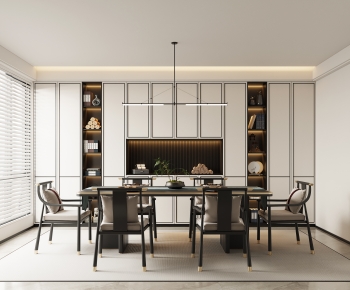 New Chinese Style Dining Room-ID:393789052