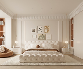 French Style Bedroom-ID:734663969