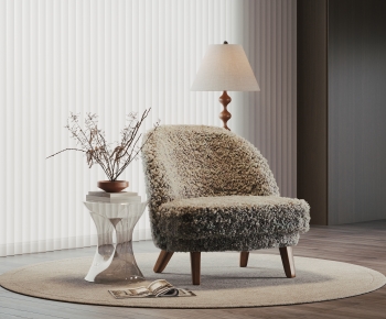 Modern Wabi-sabi Style Lounge Chair-ID:437350032