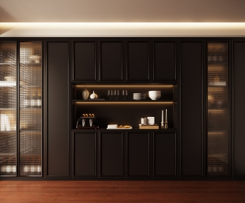 New Chinese Style Wine Cabinet-ID:434412963