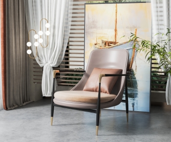 Simple European Style Lounge Chair-ID:545182943