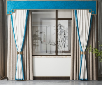 New Chinese Style The Curtain-ID:681464911