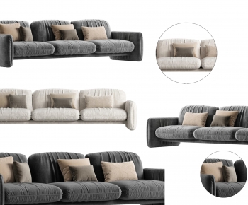 Modern Three-seat Sofa-ID:167386054