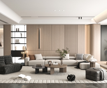 Modern A Living Room-ID:745294096