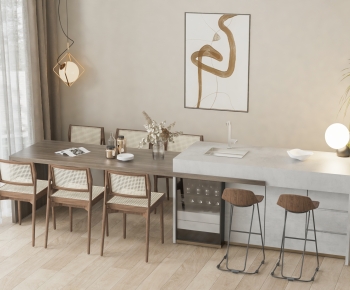 Modern Dining Table And Chairs-ID:959470034