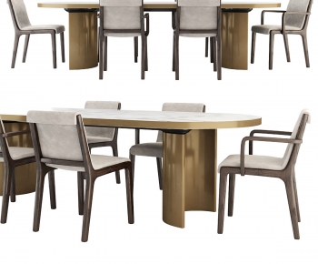 Modern Dining Table And Chairs-ID:616411922