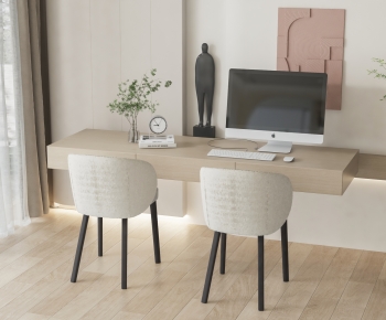 Modern Office Desk And Chair-ID:179721125