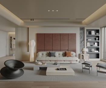Wabi-sabi Style A Living Room-ID:449287895