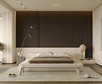 Modern Wabi-sabi Style Bedroom-ID:996102094