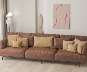 Modern Three-seat Sofa-ID:991683013