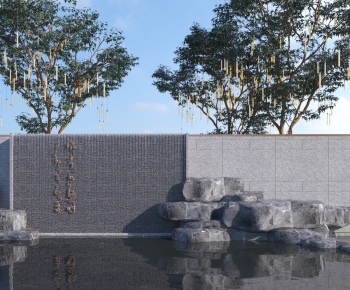 New Chinese Style Landscape Wall-ID:995563981