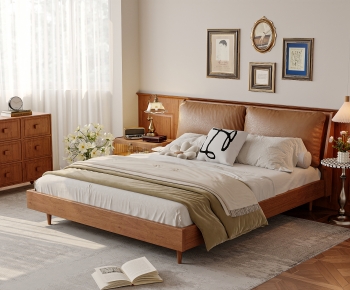 Modern Double Bed-ID:918857108