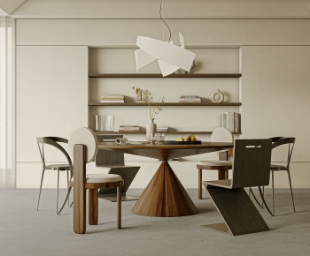 Modern Wabi-sabi Style Dining Room-ID:230669021