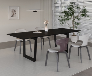 Modern Dining Table And Chairs-ID:529742962