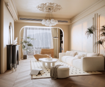 French Style A Living Room-ID:337019928