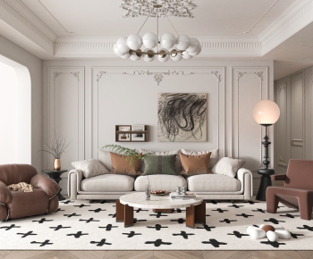 French Style A Living Room-ID:363611942