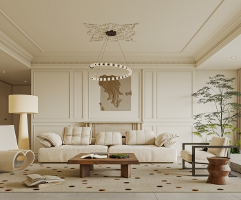 French Style A Living Room-ID:422843931