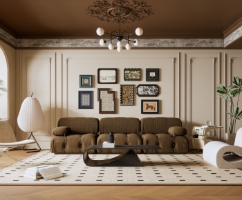 French Style A Living Room-ID:379993923